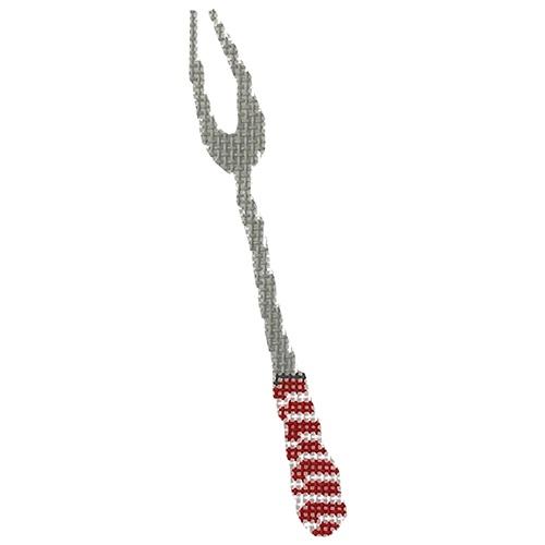 Kitchen Tools Fork Painted Canvas Pippin  - 1