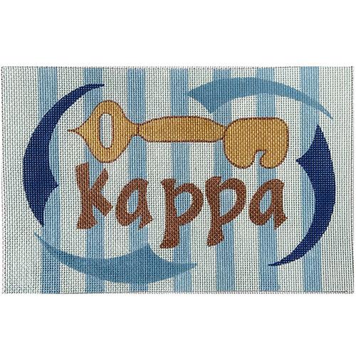 KKG - Kappa Kappa Gamma Nickname Painted Canvas KCN Designers 