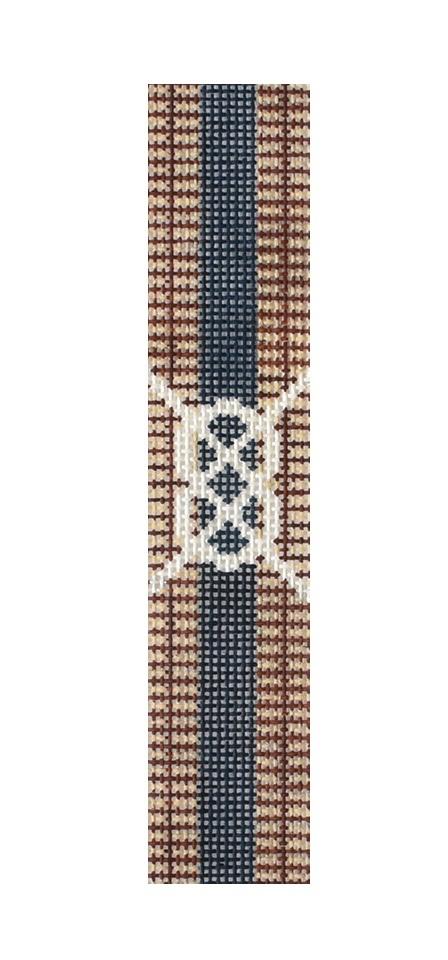 Knot Keychain Painted Canvas Anne Fisher Needlepoint, LLC  - 1