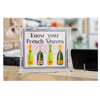 Know Your Veuves Canvas Printed Canvas Needlepoint To Go 
