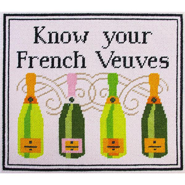 Know Your Veuves Printed Canvas Needlepoint To Go 