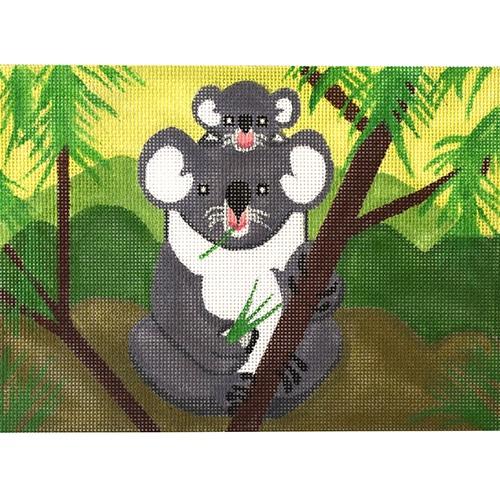 Koala and Baby Painted Canvas Love You More 