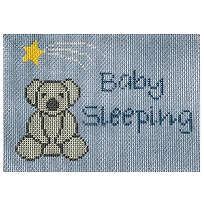 Koala Baby Sleeping Blue Painted Canvas J. Child Designs  - 1