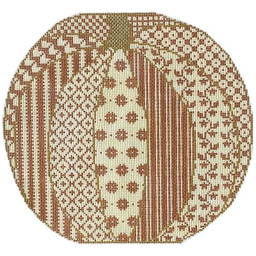 Ko's 2 Piece 3D Pumpkin Painted Canvas Whimsy & Grace - 1