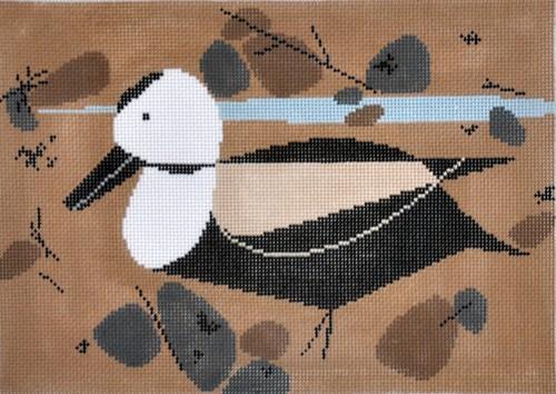 Labrador Duck Painted Canvas Charley Harper  - 1