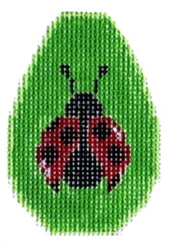 Lady Bug   Red Key Chain Painted Canvas The Meredith Collection  - 1