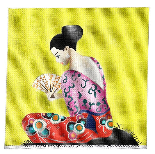Lady Painted Canvas Colors of Praise 