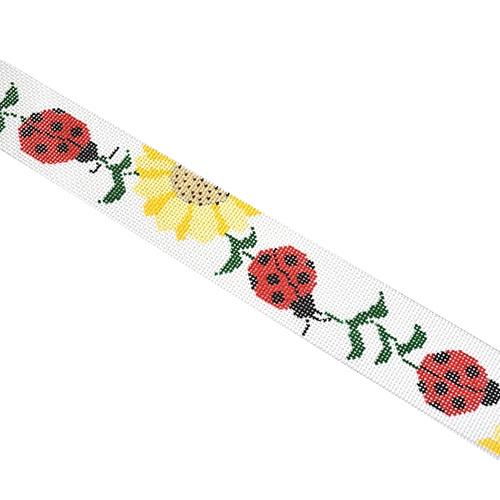 Ladybugs Belt Painted Canvas J. Child Designs  - 1
