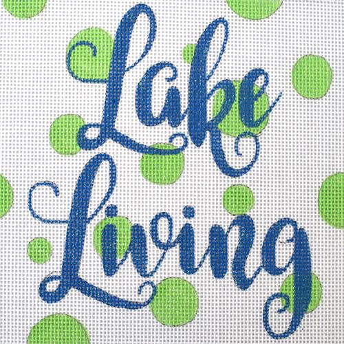 Lake Living Painted Canvas A Poore Girl Paints 
