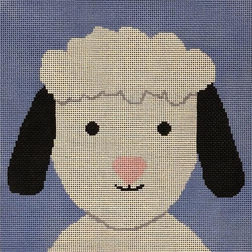 Lamb Painted Canvas A Stitch in Time 