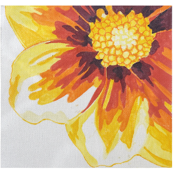 Large Dazzle Flowers Painted Canvas Jean Smith  - 1