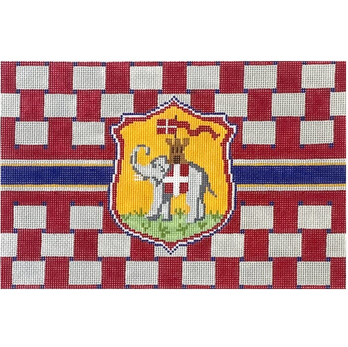 Large Elephant Painted Canvas Tina Griffin Designs 
