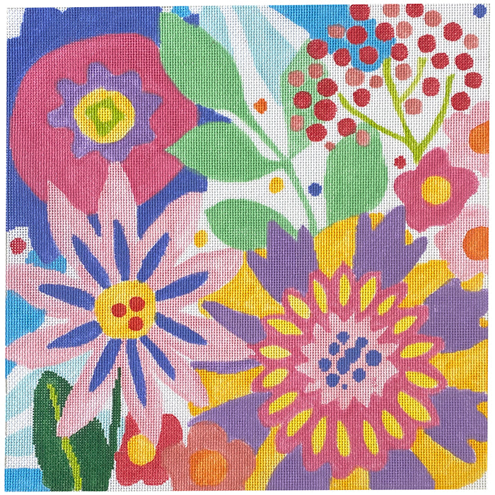 Large Fantasy Garden #10 Painted Canvas Jean Smith  - 1