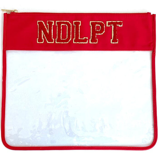 Large Flat Pouch - Red Accessories All About Stitching/The Collection Design 