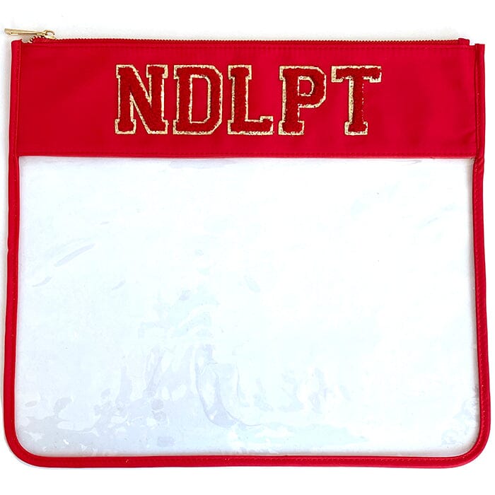 Large Flat Pouch   Red Accessories All About Stitching/The Collection Design  - 1