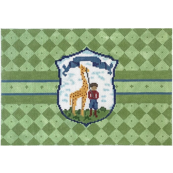 Large Giraffe Painted Canvas Tina Griffin Designs 
