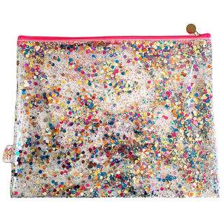 Large Glitter Project Bag (Pink Trim) Accessories Mopsey Designs 
