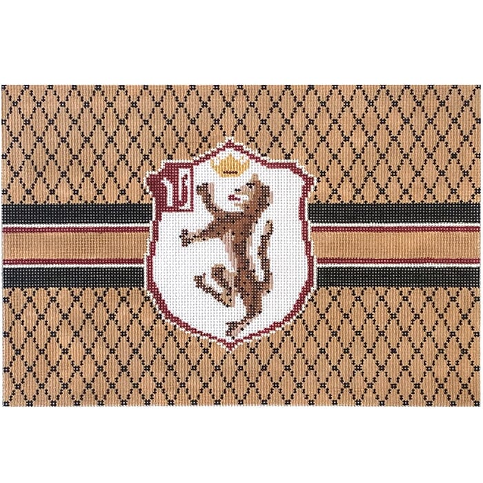 Large Leopard Painted Canvas Tina Griffin Designs 
