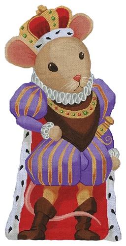 Large Mouse King Painted Canvas Labors of Love Needlepoint  - 1