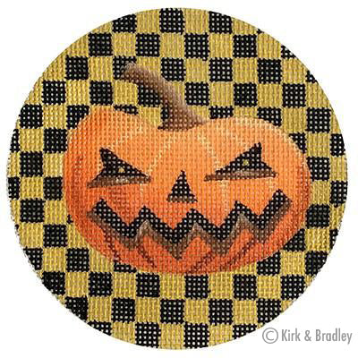 Larry O'Lantern Painted Canvas Kirk & Bradley 
