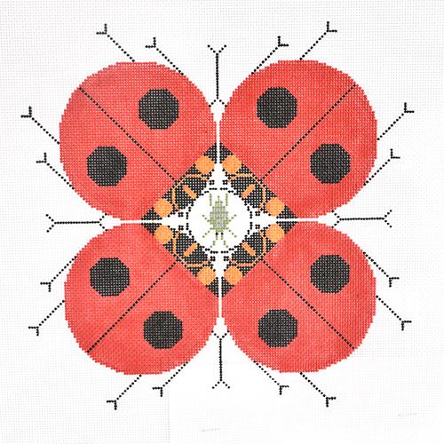 Last Aphid on 13 Painted Canvas Charley Harper  - 1