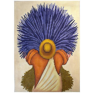 Lavender Man Painted Canvas Cooper Oaks Design 
