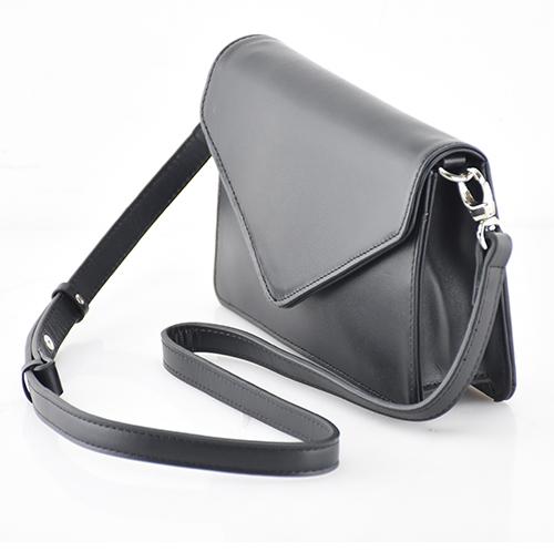 Leather Clutch with Gusset and Strap Leather Goods Planet Earth Leather 