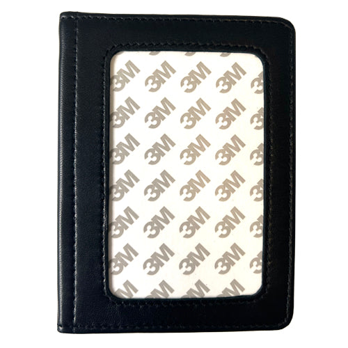 Leather Passport Cover - Black Leather Goods Planet Earth Leather 