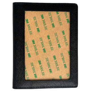 Leather Passport Cover   Black Saffiano Leather Goods Rachel Barri Designs 
