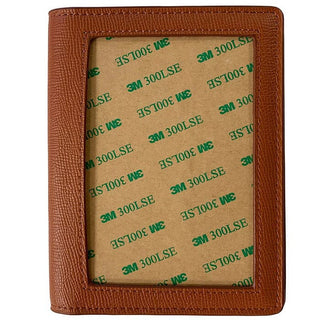 Leather Passport Cover   Cognac Pebbled Leather Goods Rachel Barri Designs 
