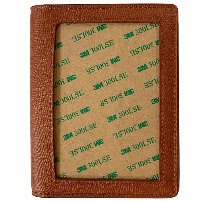 Leather Passport Cover   Cognac Pebbled Leather Goods Rachel Barri Designs 
