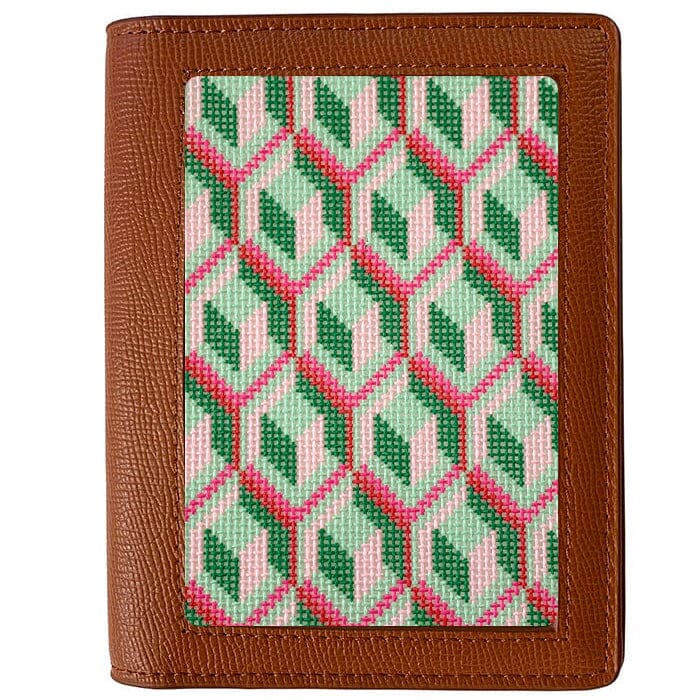 Leather Passport Cover - Cognac Pebbled Leather Goods Rachel Barri Designs 