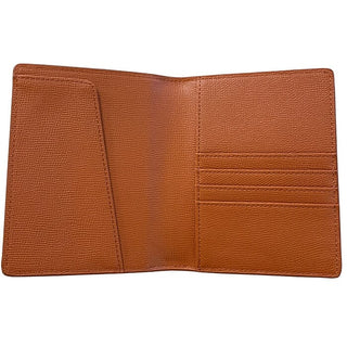 Leather Passport Cover   Cognac Saffiano Leather Goods Rachel Barri Designs 
