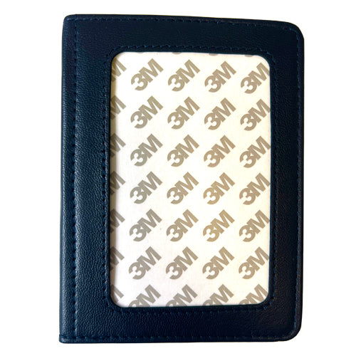 Leather Passport Cover - Navy Blue Leather Goods Planet Earth Leather 