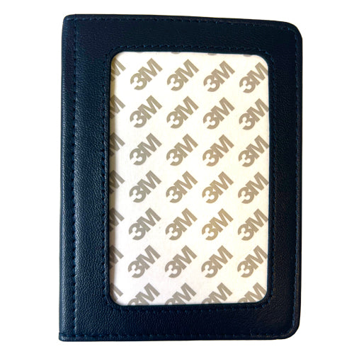 Leather Passport Cover   Navy Blue Leather Goods Planet Earth Leather  - 1