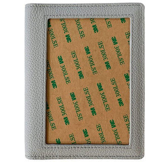 Leather Passport Cover   Pebbled Grey Accessories Rachel Barri Designs 

