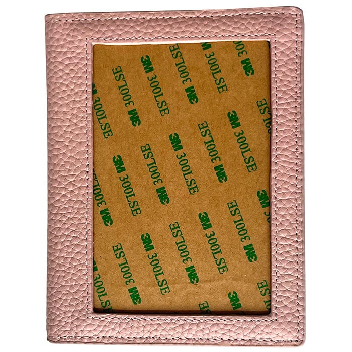 Leather Passport Cover   Pebbled Pink Leather Goods Rachel Barri Designs 
