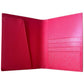 Leather Passport Cover - Pink Saffiano Leather Goods Rachel Barri Designs 