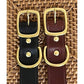 Leather Self Finishing Dog Collar - Split Square Leather Goods DogGrin Design 