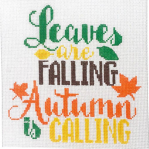 Leaves Falling Autumn Calling Painted Canvas A Poore Girl Paints 