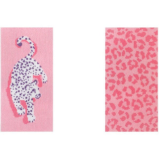 Leopard Eyeglass Case   Pink Printed Canvas Needlepoint To Go 
