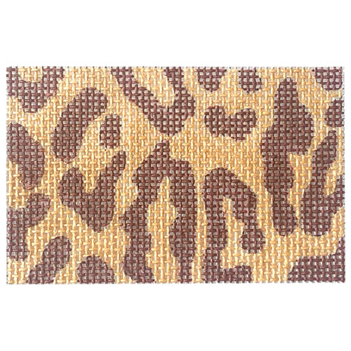 Leopard Insert - Brown & Tan Painted Canvas All About Stitching/The Collection Design 