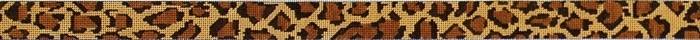 Leopard Skin Belt Painted Canvas The Meredith Collection  - 1