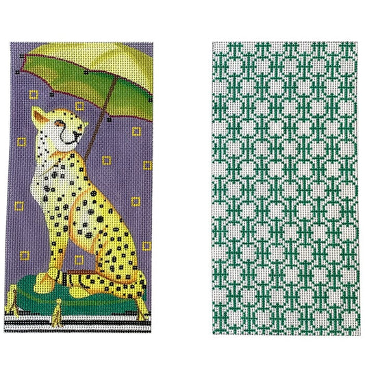 Leopard Umbrella Painted Canvas Colors of Praise 