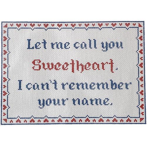 Let Me Call You Sweetheart Painted Canvas All About Stitching/The Collection Design  - 1