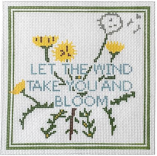 Let the Wind Take You and Bloom Painted Canvas KCN Designers  - 1