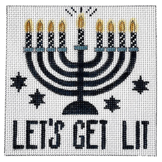 Lets Get Lit Painted Canvas Alice Peterson Company 