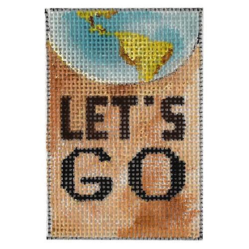 Let's Go Insert Painted Canvas Colors of Praise 