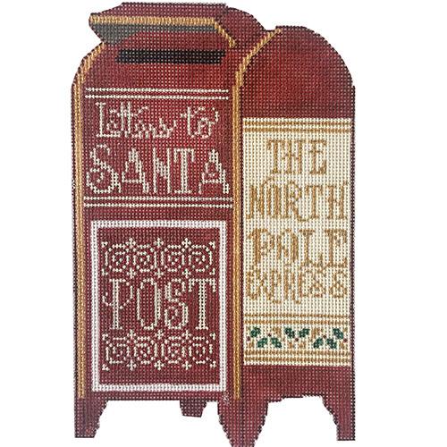 Letters to Santa Mailbox Painted Canvas The Meredith Collection 