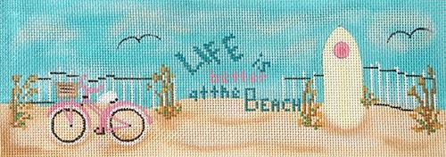 Life is Better at the Beach Painted Canvas Funda Scully  - 1